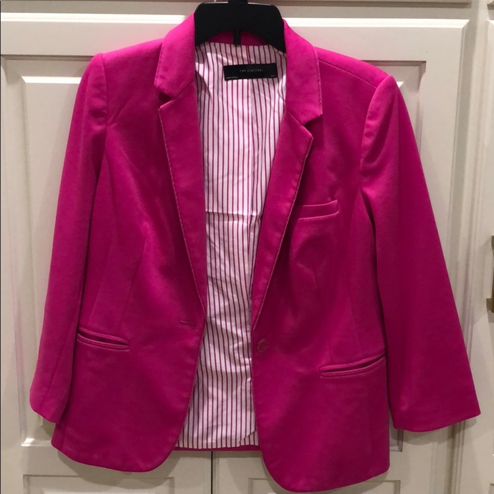 The Limited Hot Pink Blazer